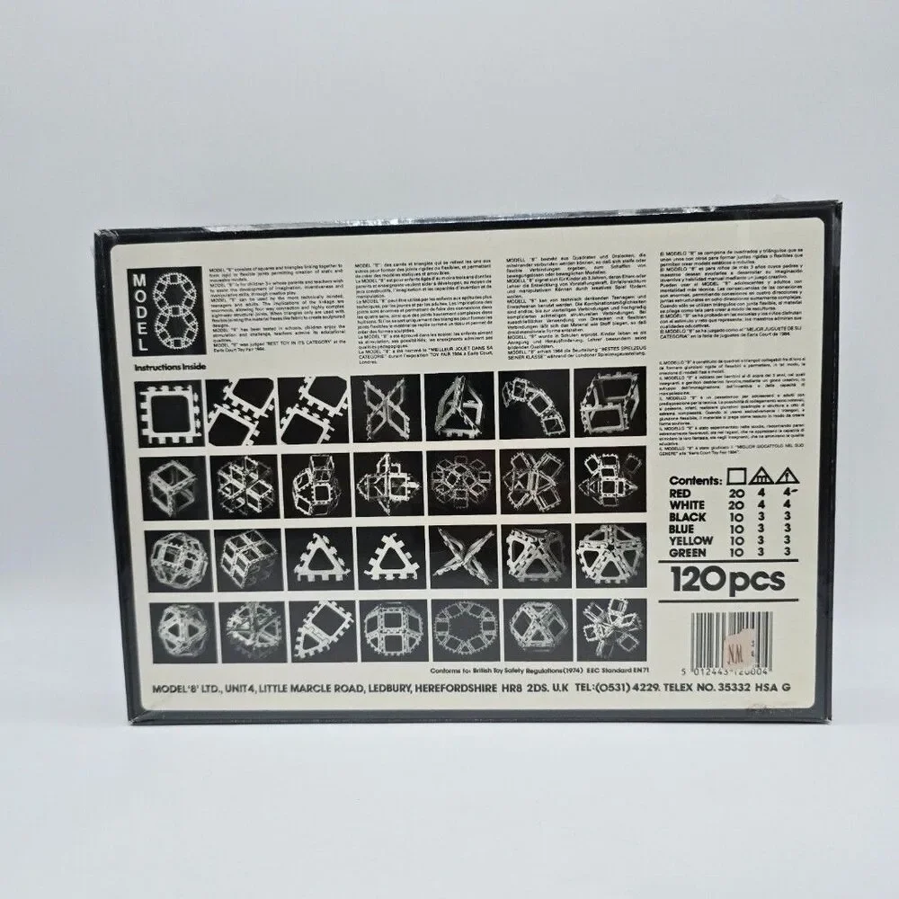Vintage Model 8 Educational Construction Toy - Awarded Best Toy at Toy Fair 80s